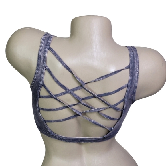 Free People Ruched Strappy Back Shanti Bra - Picture 4 of 11